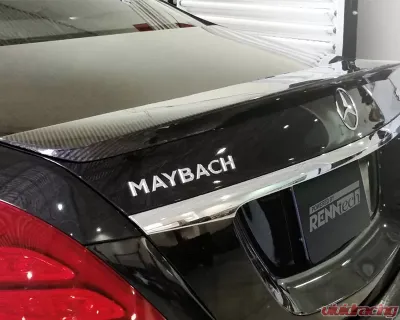 RennTech Carbon Fiber Rear Decklid Spoiler Mercedes-Benz S63 AMG 5.5L V8 BiTurbo W222 12-17 - 88.222.20.70