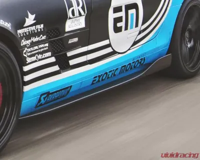 RennTech Carbon Fiber Side Skirts Mercedes-Benz SLS AMG 11-15 - 88.197.SLS.RPSS