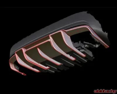 RennTech Rear Diffuser in Carbon Fiber Mercedes-Benz E63 AMG V8 5.5L Biturbo Sedan 12-13 - 88.212.20.80.S