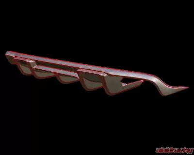 RennTech Rear Diffuser in Carbon Fiber Mercedes-Benz E63 AMG V8 5.5L Biturbo Sedan 12-13 - 88.212.20.80.S