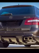 RennTech Rear Diffuser in Carbon Fiber Mercedes-Benz E63 AMG V8 5.5L Biturbo Wagon 12-13                                     - 88.212.20.80.W - Image 7