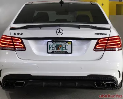 RennTech Carbon Fiber Trunk Spoiler Mercedes-Benz E-Class W212 10-17 - 88.212.20.70