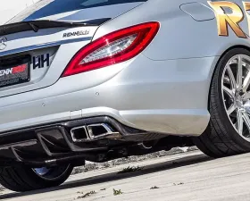RennTech Stainless Sport Mufflers Mercedes-Benz CLS63 AMG 5.5L Bi-Turbo 12-13