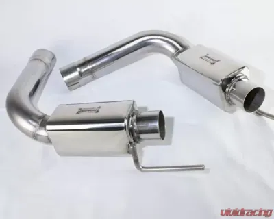 RennTech Stainless Sport Mufflers Mercedes-Benz SL65 AMG 6.0L V12 Bi-Turbo 13-14 - 49.231.2263