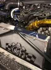 CSF Radiators Triple-Pass Heat Exchanger for BMW F3X/F2X B58/B48 - Polished Silver                                     - 8131 - Image 2