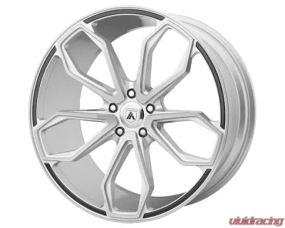 Asanti Black ABL-19 Athena Wheel 20x10 Blank +40mm Brushed Silver - ABL19-20100040SL