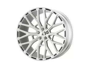 Asanti Black ABL-21 Leo Wheel 22x10.5 5x5x115 +25mm Brushed Silver