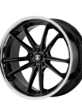 Asanti Black ABL-23 Sigma Wheel 22x9 5x5x115 +15mm Gloss Black Chrome Lip                                     - ABL23-22901515BK - Image 2