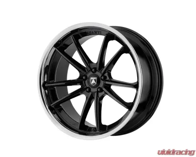 Asanti Black ABL-23 Sigma Wheel 22x9 5x5x115 +15mm Gloss Black Chrome Lip - ABL23-22901515BK