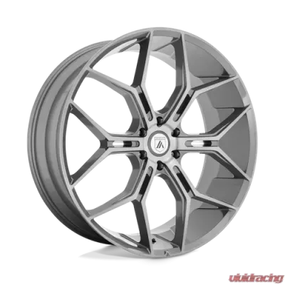Asanti Black ABL-38 Monarch Wheel 24x10 6x5.5 +35mm Titanium Brushed - ABL38-24106235TB