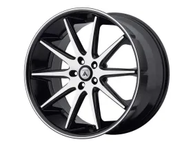 Asanti Black ABL-4 Capella Wheel 22x9 5x127 | 5x5 35mm Machined Face Black Lip