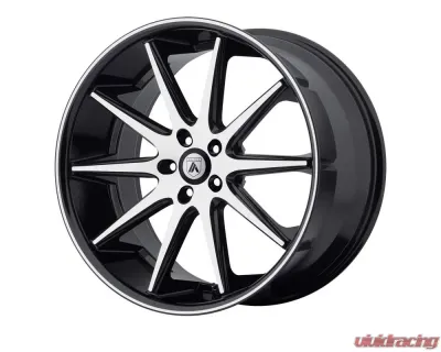 Asanti Black ABL-4 Capella Wheel 22x9 5x127 | 5x5 35mm Machined Face Black Lip - ABL4-22905035MB