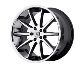 Asanti Black ABL-4 Capella Wheel 20x8.5 5X112 15mm Machined Face SS Lip