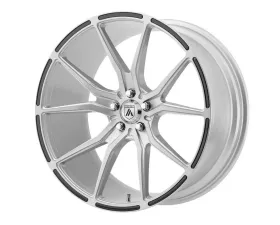 Asanti Black ABL-13 Brushed Silver W/Carbon Fiber Inserts 22x9 5x120.00 32