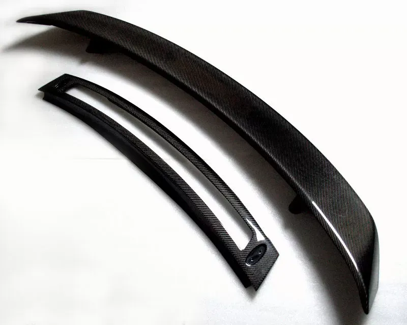 R-Tuned Carbon Fiber GT Rear Wing and Carbon Fiber Base Spoiler Kit Audi R8 Coupe 06-12 - RTAU004GTRWC