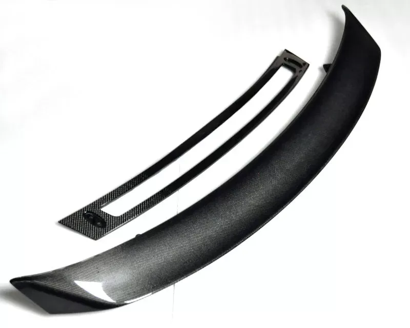 RTuned Rear Wing Carbon Fiber GT and Base Spoiler Kit  OEM Style FRP Audi R8 Spyder 2010-2012 - RTAU004GTRWS