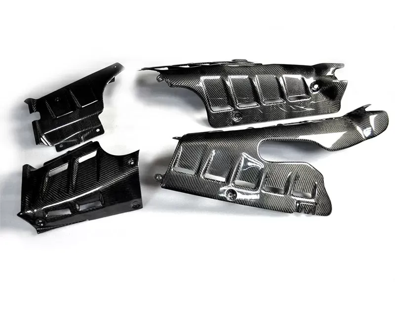 R-Tuned Carbon Fiber Engine Bay Panels Ferrari F430 Spider 04-09 - RTFE013EBPS