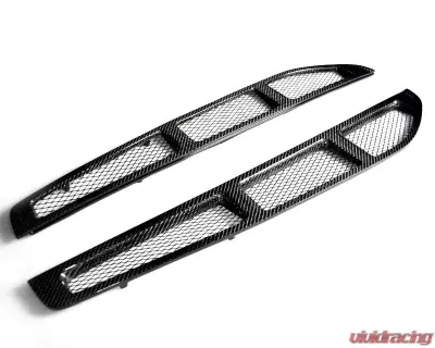 R-Tuned Carbon Fiber 16M Style Rear Window Louvres Ferrari F430 Spider 04-09 - RTFE01516MLS