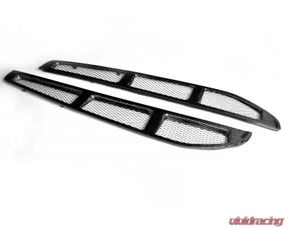 R-Tuned Carbon Fiber 16M Style Rear Window Louvres Ferrari F430 Spider 04-09 - RTFE01516MLS