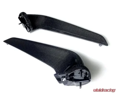 R-Tuned Carbon Fiber OEM Style Front Bumper Inner Wings Ferrari 458 10-15 - RTFE019FBW