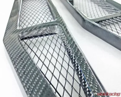 R-Tuned Carbon Fiber Rear Window Louvres Ferrari 458 Coupe 10-15 - RTFE019RWL