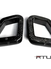 R-Tuned Carbon Fiber Seat Belt Guides Ferrari 360 CS 99-04                                     - RTFE012HG - Image 2