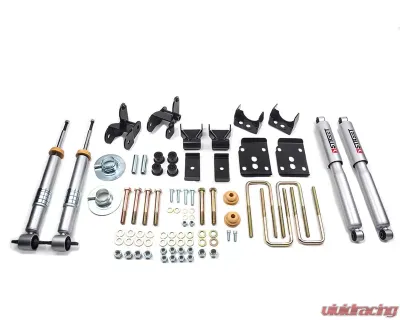 Belltech 1-3in Front 4in Rear Lowering Kit With Street Performance Shocks Ford F-150 All Cabs Short Bed 2015-2018 - 1001SP