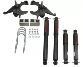 Belltech 2inch Front 3inch Rear Lowering Kit w/ ND2 Shocks Chevrolet S10 | GMC S15 Pickup 4/6cyl Ext Cab 1982-2004