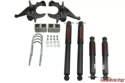 Belltech 2inch Front 3inch Rear Lowering Kit w/ ND2 Shocks Chevrolet S10 | GMC S15 Pickup 4/6cyl Ext Cab 1982-2004 - 617ND