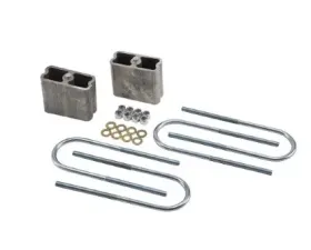 Belltech 4in Rear Drop Mini & Midsize Pickups w/ 2.5 & 3in Wide Leaf Springs Lowering Block Kit