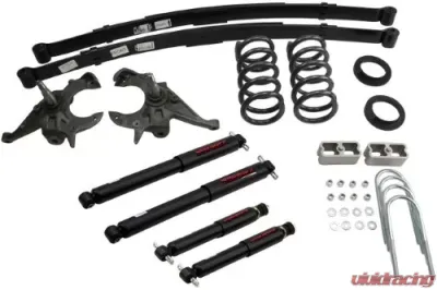 Belltech 4-5inch Front 5inch Rear Lowering Kit w/ ND2 Shocks Chevrolet S10 | GMC S15 Pickup 6cyl Std Cab 1994-2004 - 620ND