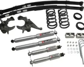 Belltech 4-5inch Front 5inch Rear Lowering Kit w/ SP Shocks Chevrolet S10 | GMC S15 Pickup 6cyl Std Cab 1994-2004