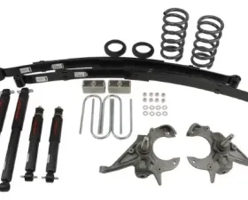 Belltech 4-5inch Front 5inch Rear Lowering Kit w/ ND2 Shocks Chevrolet S10 | GMC S15 Pickup 6cyl Ext Cab 1994-2004