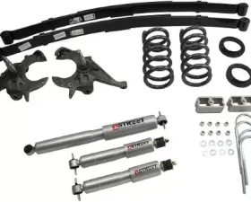 Belltech 4-5inch Front 5inch Rear Lowering Kit w/ SP Shocks Chevrolet S10 | GMC S15 Pickup 6cyl Ext Cab 1994-2004