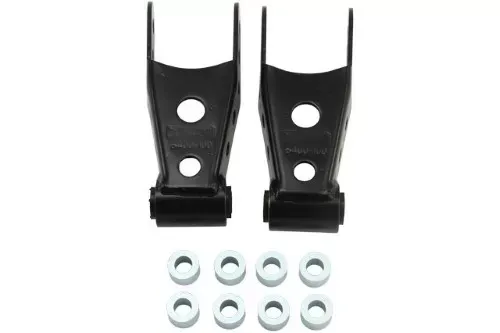 Belltech 2|3in Rear Drop Lowering Shackle Kit Chevrolet Silverado | GMC Sierra 1/2 Ton All 2007-2017 - 6401