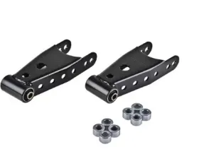 Belltech 2|3in Rear Drop Lowering Shackle Kit Ford F-150 4WD 2004-2013