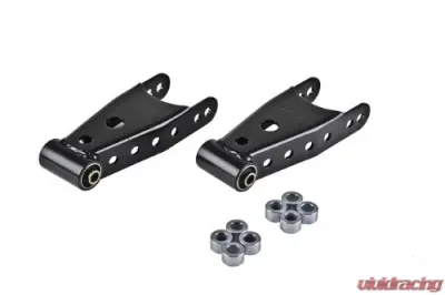 Belltech 2|3in Rear Drop Lowering Shackle Kit Ford F-150 4WD 2004-2013 - 6409