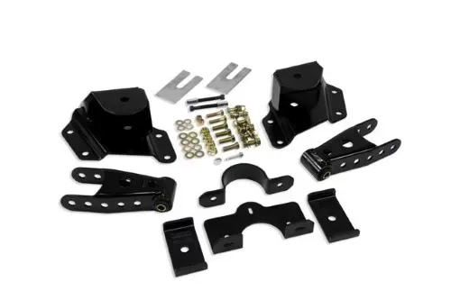 Belltech 4in Rear Drop Shackle & Hanger Kit Ford F-150 1987-1996 - 6415