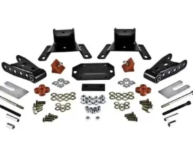 Belltech 4in Rear Drop Shackle & Hanger Kit Ford F-150 Ext Cab 1987-1996
