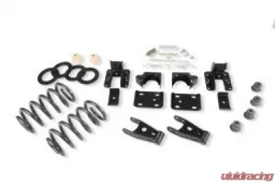 Belltech 1-2inch Front 4inch Rear Lowering Kit w/o Shocks Chevrolet Silverado | GMC Sierra Std Cab 2007-2013 - 642