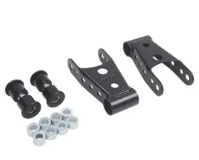 Belltech 1|2in Rear Drop Lowering Shackle Kit Ford F-150 All Cabs 4WD 2015-2018