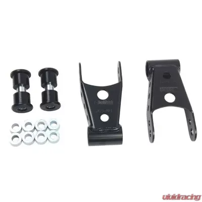 Belltech 1-2 Inch Rear Drop Lowering Shackle Kit for Ford F-150 4WD 2015-2018 - 6426