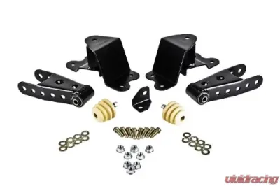 Belltech 4in Rear Drop Shackle & Hanger Kit Chevrolet Silverado | GMC Sierra 1/2 Ton Std Cab 1988-1998 - 6500