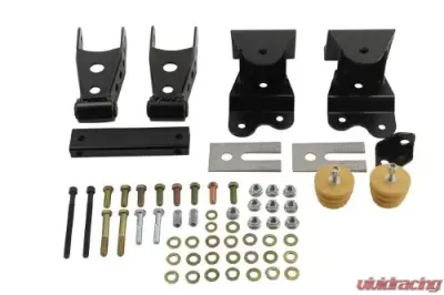 Belltech 4in Rear Drop Shackle & Hanger Kit Chevrolet Silverado | GMC Sierra 1/2 Ton Ext Cab 1988-1998 - 6503