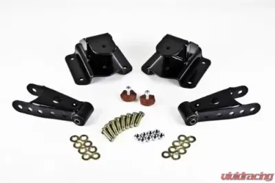 Belltech 4in Rear Drop Shackle & Hanger Kit Dodge Ram 1500 Std Cab 1994-1999 - 6580