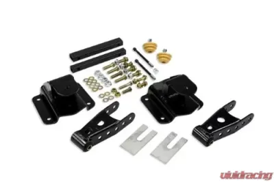Belltech 4in Rear Drop Shackle & Hanger Kit Dodge Ram 1500 Ext Cab 1994-1999 - 6584