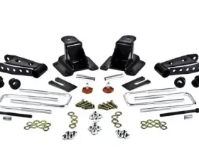 Belltech 4in Rear Drop Shackle & Hanger Kit Dodge Ram 3500 1994-1999