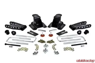 Belltech 4in Rear Drop Shackle & Hanger Kit Dodge Ram 3500 1994-1999 - 6592