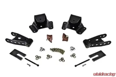 Belltech 4in Rear Drop Shackle & Hanger Kit Chevrolet 1 Ton Crew Cab & Dually 1975-1991 - 6750