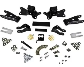 Belltech 4in Rear Drop Shackle & Hanger Kit Chevrolet Silverado | GMC Sierra 3/4 & 1 Ton Std/Ext Cab 1997-2000